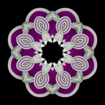 Abstract medallion Stock Illustration