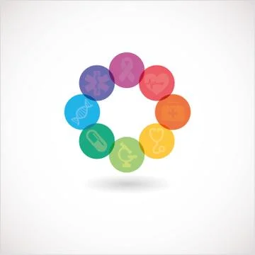 Abstract medical background Stock Illustration