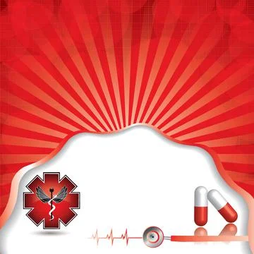 Abstract medical background Stock Illustration