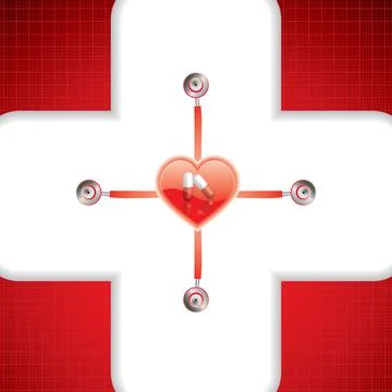 Abstract medical background Stock Illustration
