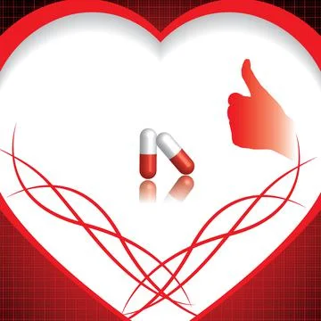 Abstract medical background Stock Illustration