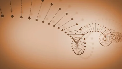 Abstract medical concept.DNA molecules background in 4K Stock Footage 107832419