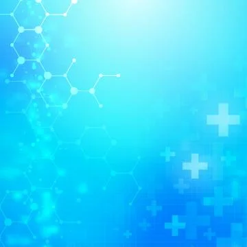 Abstract medical technology vector background. layered. Illustrazione stock