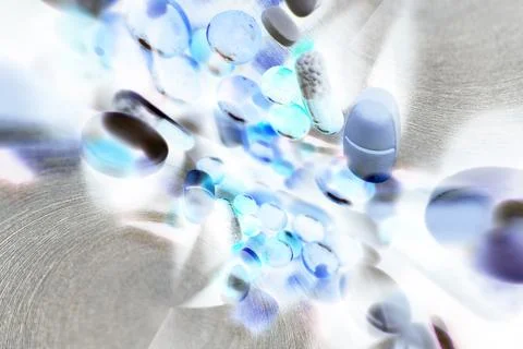Abstract medication background Stock Illustration