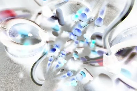 Abstract medication background Stock Illustration