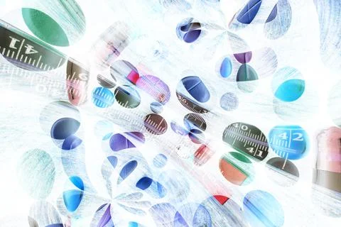 Abstract medication background Stock Illustration