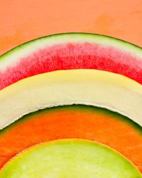 Abstract melon Stock Photos