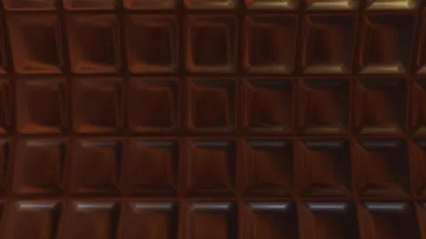 Abstract melt chocolate moving down 3d render loop animation Stock Footage 213385344