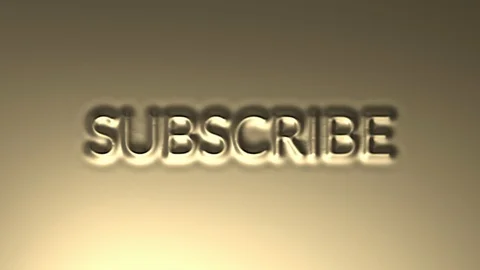 Abstract melting, that spells the word SUBSCRIBE. Stock Footage 129374722