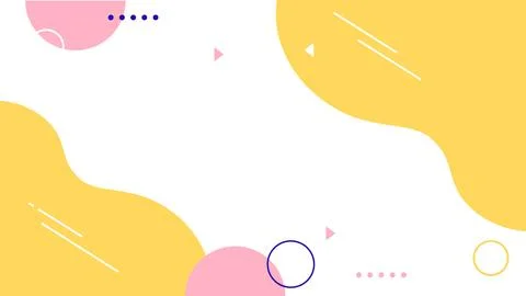 Abstract memphis geometric background, dynamic shapes, modern graphic elements Stock Illustration