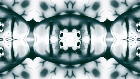 Abstract Merging Biology Pattern Stock Footage 264316983