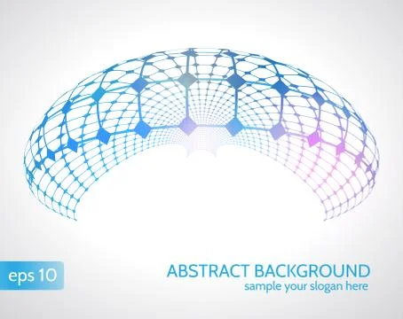 Abstract mesh background Stock Illustration