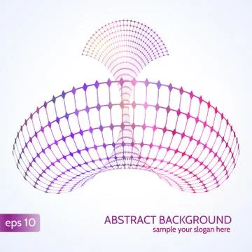 Abstract mesh background Illustrazione stock
