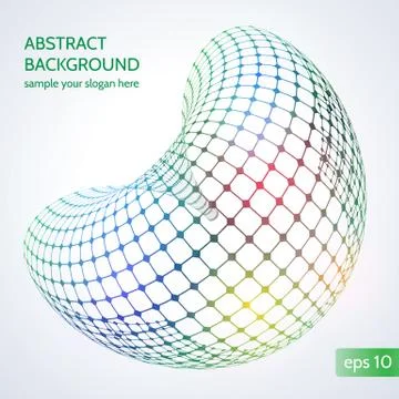 Abstract mesh background Stock Illustration