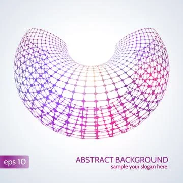 Abstract mesh background Stock Illustration