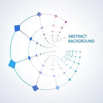 Abstract mesh background Stock Illustration