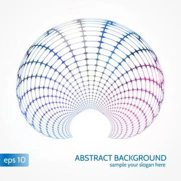 Abstract mesh background Stock Illustration