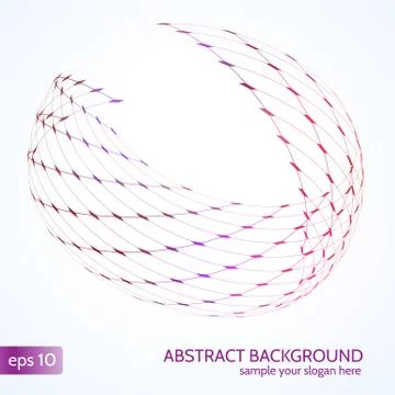 Abstract mesh background Stock Illustration