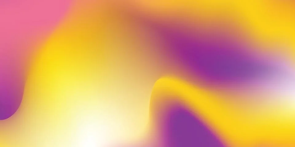 Abstract mesh gradient background featuring a smooth blend of vibrant yellow Stock Illustration