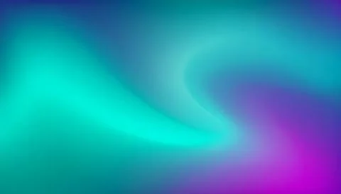 Abstract mesh gradient background with teal and purple color transition, sm.. Stock Illustration