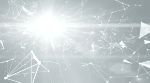 Abstract mesh lines and shapes background 19 Stock Footage 41494657