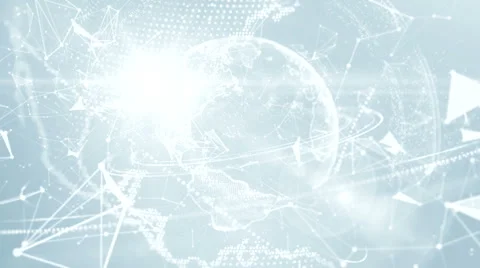 Abstract mesh lines and shapes background 21 Stock Footage 41494685