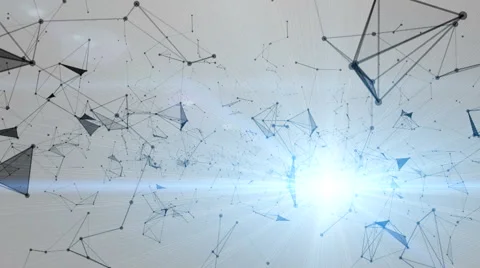 Abstract mesh lines and shapes background 25 Stock Footage 41494821