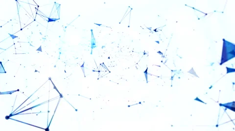 Abstract mesh lines and shapes background 30 Stock Footage 41494922