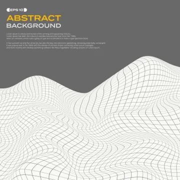 Abstract of mesh square geometric shape pattern background. Illustrazione stock