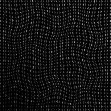 Abstract of mesh triangles in zigzag line on black background イラスト素材