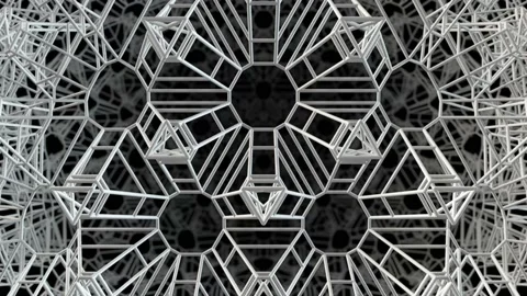 Abstract Mesh VJ Loop Animation Stock Footage 207422796