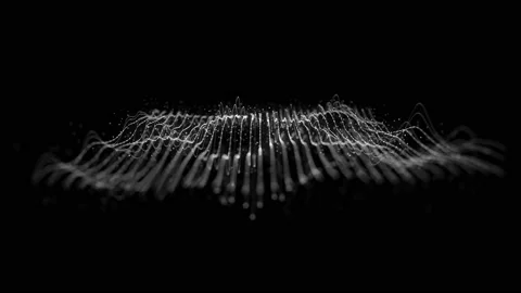 Abstract Mesh Waving Fx Background Loop Vídeos de archivo 233992267