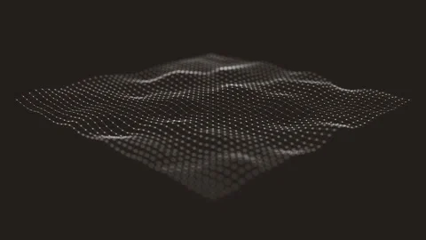 Abstract Mesh Waving Fx Background Stock Footage 245359323