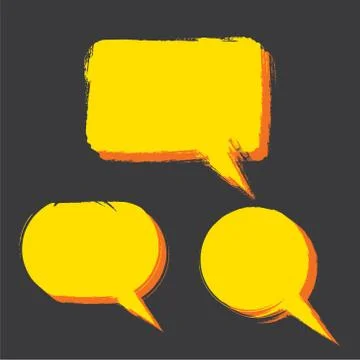 Abstract message bubble design Stock Illustration