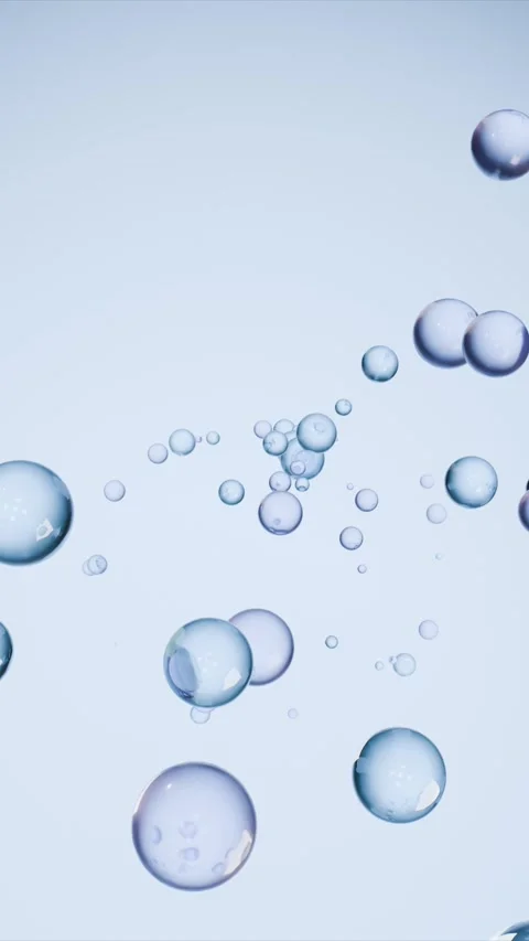 Abstract metaball animation background vertical 09 Stock-Footage 318674487