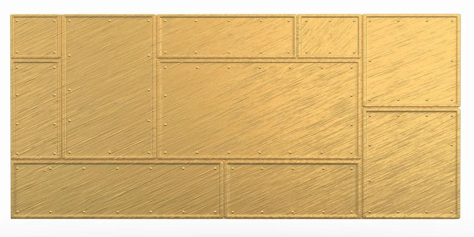 Abstract metal background. 3d Illustration