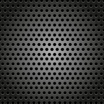 Abstract metal background design pattern with hexagon concept Stock Illustration