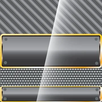 Abstract metal background Stock Illustration