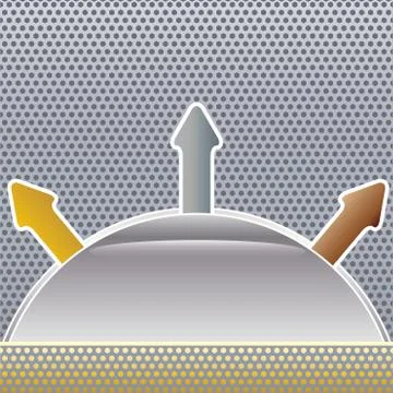 Abstract metal background Stock Illustration