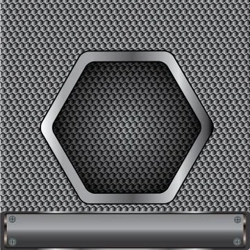 Abstract metal background . Stock Illustration