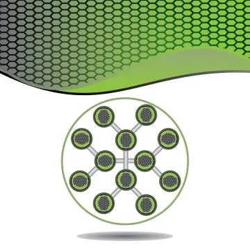 Abstract metal background Stock Illustration