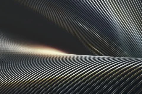 Abstract Metal Chrome Stock Illustration