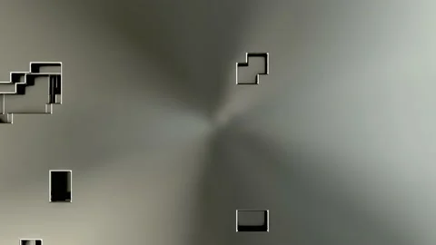 Abstract Metal cracking or splitting. square, is punched into a square hole Stock Footage 227975841