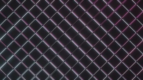 Abstract metal grid with gradient effect. Design. Rhombus shaped metal fence Stock Illustration