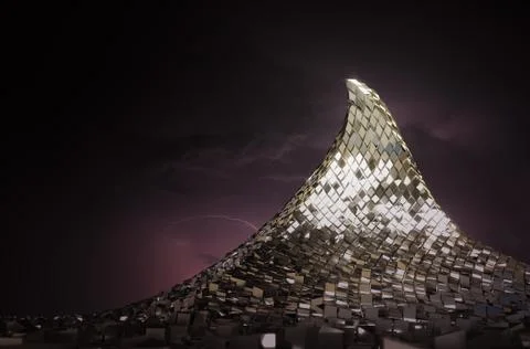 Abstract of Metal. Stock Illustration