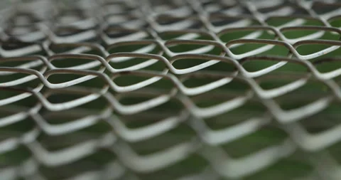 Abstract Metal Mesh macro shot Stock Footage 283484483