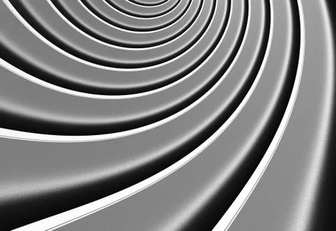 The abstract metal pattern background. 3D illustration. Stock Illustration