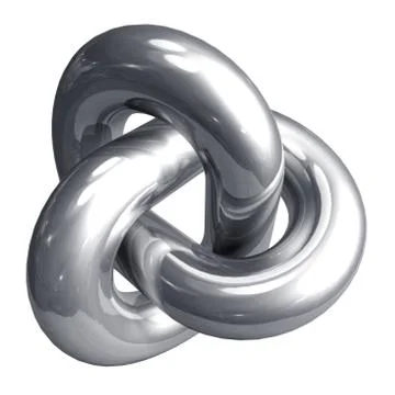 Abstract metal shape Illustrazione stock