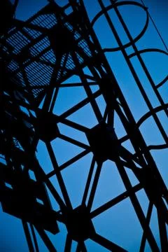 Abstract metal structure Foto stock