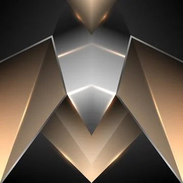 Abstract metal surface background with light effects Illustrazione stock